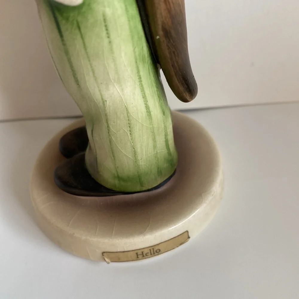 Goebel M.I.Hummel #124/0 Hello Boy on Phone Figurine 5 3/4" W Germany Vintae - Picture 3 of 9
